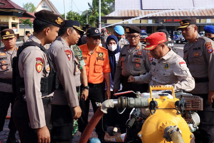 Bupati Seruyan Ikuti Rangkaian Apel Gelar Sarpras Karhutla Polres Seruyan