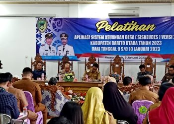 Ratusan Perangkat Desa di Barut Ikuti Pelatihan Siskeudes dan Sipades