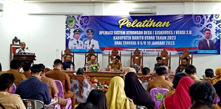 Ratusan Perangkat Desa di Barut Ikuti Pelatihan Siskeudes dan Sipades