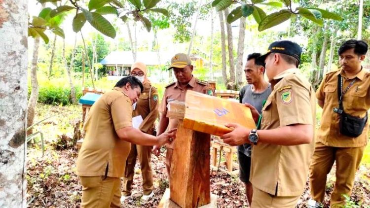 Kadisnakertranskop UKM Barut Monitoring Kegiatan Pelaku Usaha di Kelurahan Tampung Laung