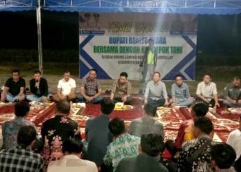 H Nadalsyah Temu Wicara Bersama Kelompok Tani se Barito Utara