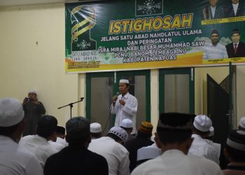 Wabup Kapuas Laksanakan Sholat Istighosah Berjamaah Jelang 1 Abad NU