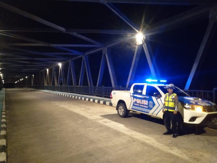 Anstisipasi Balap Liar, Satlantas Polres Seruyan Rutin Patroli Dini Hari