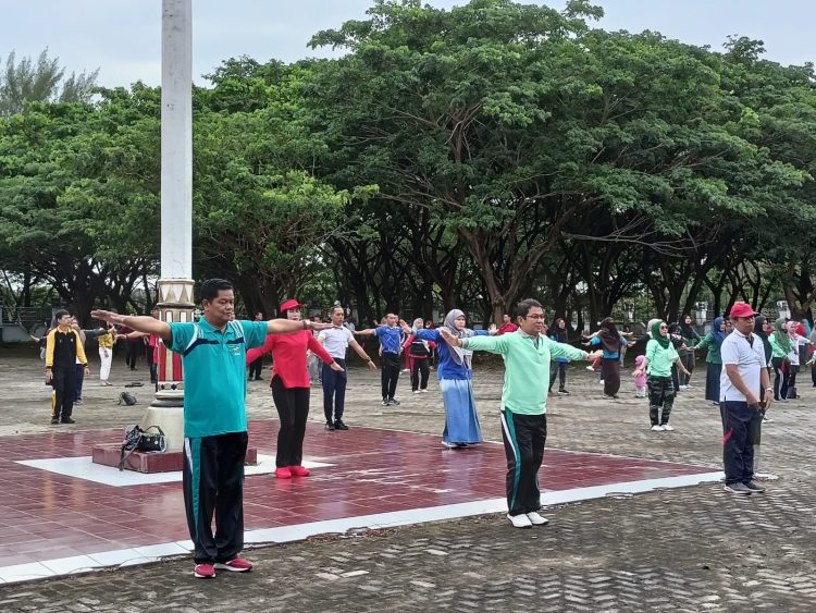 Pemkab Seruyan Gelar Senam Pagi Bersama
