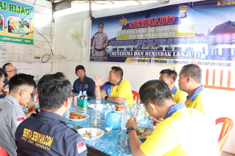Gelar Jumat Curhat, Polres Seruyan Adakan Silaturahmi Dengan PWI Seruyan