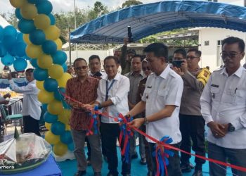 Nadalsyah Resmikan Kenaikan Status SPBU PT MBSM dan PT Batara Membangun