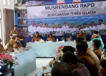 Peningkatan Infrastruktur Jadi Prioritas Usulan di Musrenbang di Kecamatan Teweh Selatan