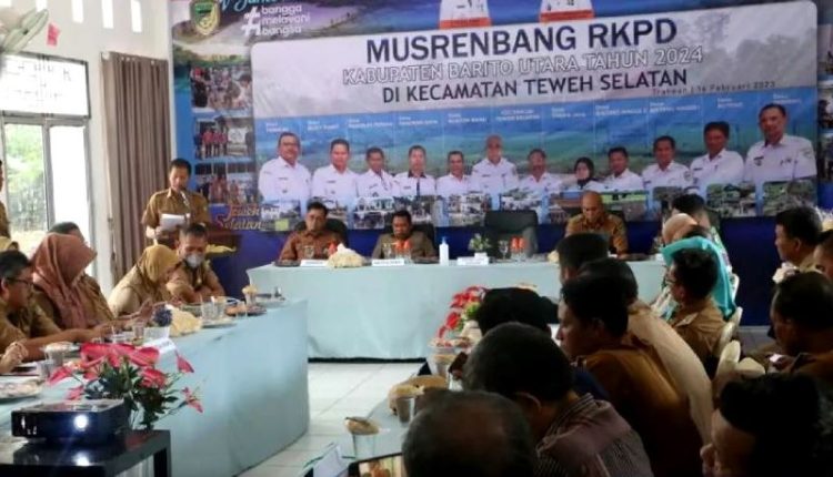 Peningkatan Infrastruktur Jadi Prioritas Usulan di Musrenbang di Kecamatan Teweh Selatan