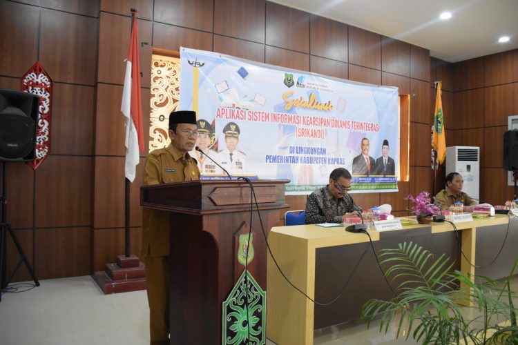 Buka Aplikasi Sosialisasi Aplikasi Srikandi, Wabup Kapuas Sampaikan ini!