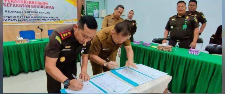 Setda Kapuas dan Kejari Jalin Kerjasama Terkait Pengelolaan Aset Daerah