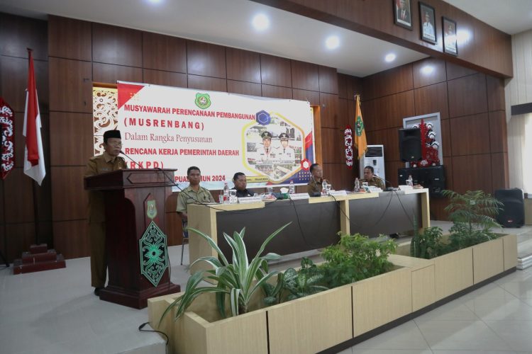 Wabup Kapuas Minta Perangkat Daerah Kerjasama Lakukan Sinkronisasi RKPD 2024
