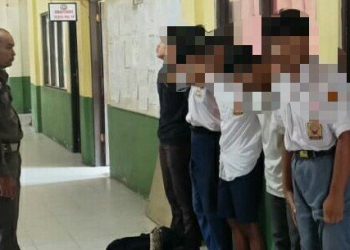 Kedapatan Bolos, Lima Pelajar di Kapuas Diamankan SatPol PP dan Damkar