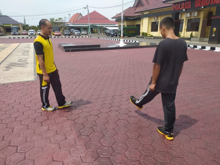 Bag SDM Laksanakan Pembinaan Dan Pelatihan Calon Siswa Bintara Polri Yang Akan Masuk Pendidikan