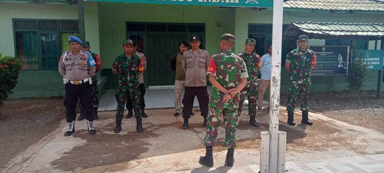 Tingkatkan Sinergitas TNI Polri, Polsek Seruyan Tengah Gelar Apel Gabungan dengan Koramil 1015-17 Rantau Pulut