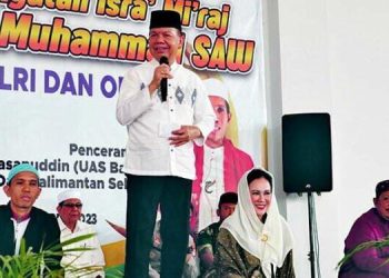 Ben Brahim Hadiri Peringatan Isra Miraj Bersama UAS Banjar