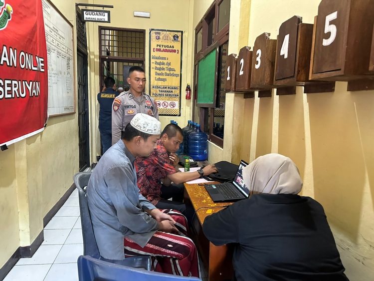 Rumah Tahanan Negara Polres Seruyan Masih Laksanakan Sidang Secara Online Atau Daring