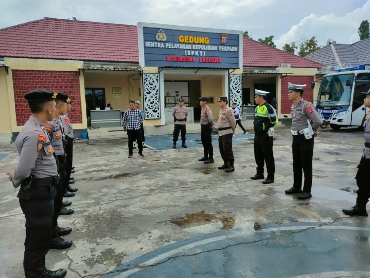 Sebagai Evaluasi Kinerja Personil Polres Seruyan Laksanakan Apel Fungsi