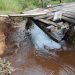 Jembatan Penghubung Mahang – Beriut Putus