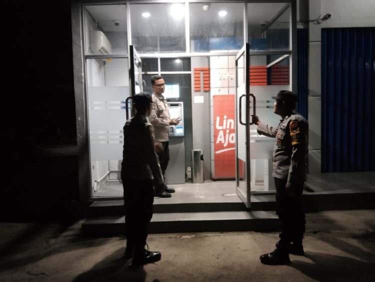 Kanit Binmas Polsek Hanau Titip Pesan Kamtibmas ke Satpam Bank BRI