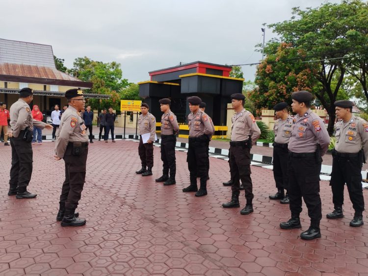Sat Samapta Polres Seruyan Rutin Laksanakan Apel Satker Guna Memastikan Kesiapan Personel