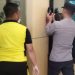Personil Baglogistik, Melakukan Pemasangan Apar Di Lobi Polres Seruyan