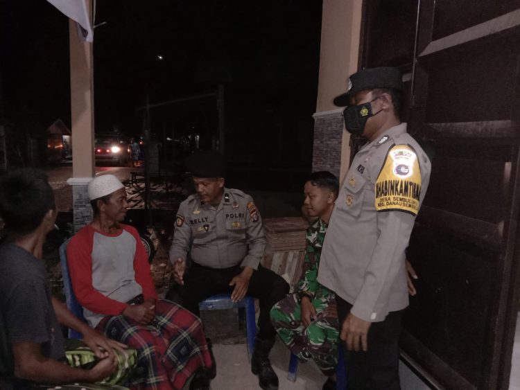 Sambang Tokoh Agama Gabungan Tni Polri Polsek Danau Sembuluh  Polres Seruyan Imbau Untuk Selalu Tingkatkan Kewaspadaan 