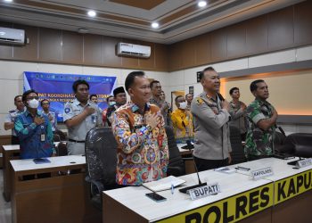 Sekda Kapuas Ikuti Rakor Lintas Sektoral Kesiapan Idul Fitri