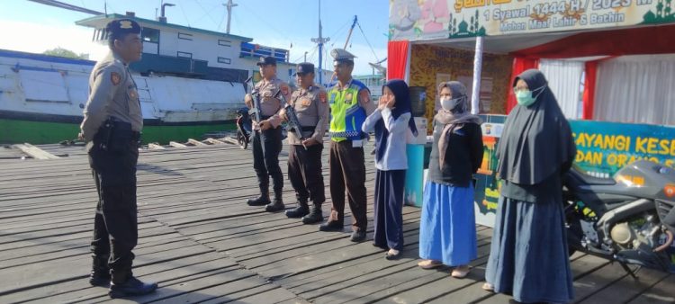 Pos Pelayanan Polres Seruyan Siap Siaga, Mudik Aman Berkesan