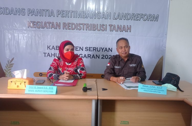 Bahas Plasma, Wabup Seruyan Hadiri Sidang Panitia Pertimbangan Landreform PT SPW