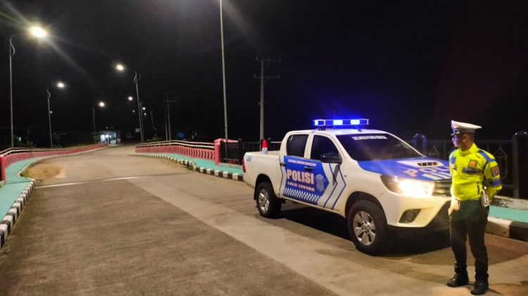 Meminimalisir Tindak Kejahatan Pada Malam Hari, Satlantas Polres Seruyan Laksanakan Patroli Malam