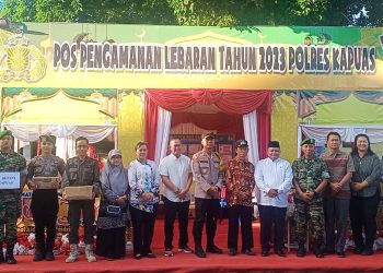 Plt Bupati Kapuas Pastikan Kondisi dan Kesiapan Pos Pengamanan Lebaran