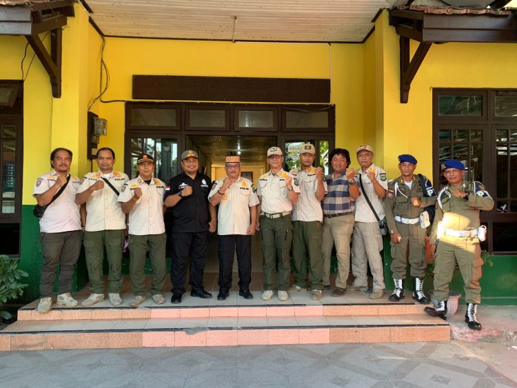 Satpol PP dan Damkar Kapuas Sambut Kunker Satpol PP Katingan