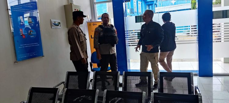 Bag SDM Polres Seruyan Pengamanan Objek Vital Di Bank Kuala Pembuang