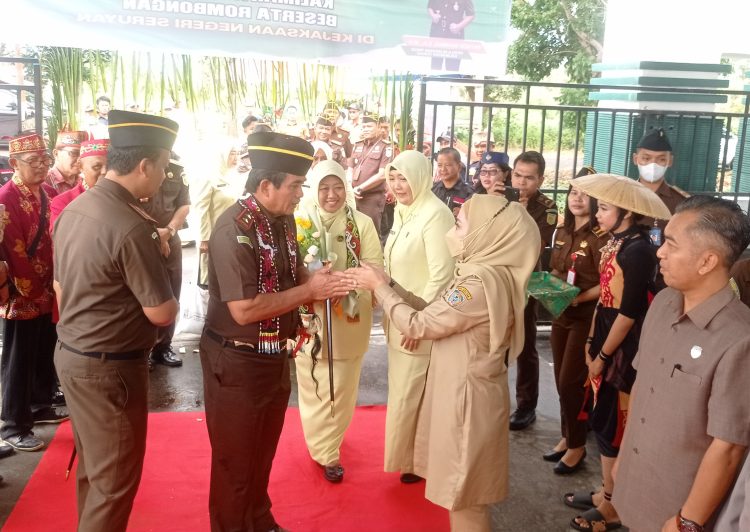 Wabub Seruyan Hadiri Penyambutan Kajati Kalteng