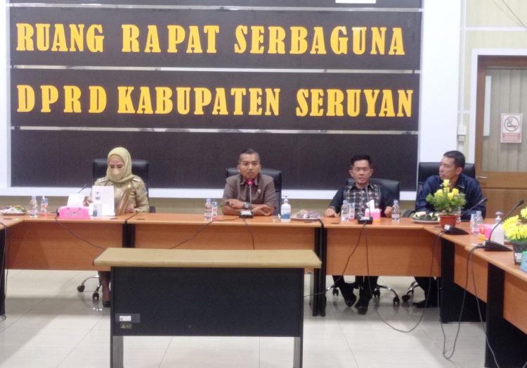 Unsur Pimpinan DPRD Seruyan Terima Kunjungan Wabub Seruyan
