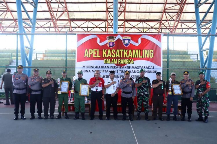 Asisten III Setda Seruyan Hadiri Apel Kasatkamling 2023