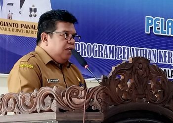 Siapkan Calon Tenaga Kerja, Disnakertranskop UKM Barut Gelar Sejumlah Pelatihan