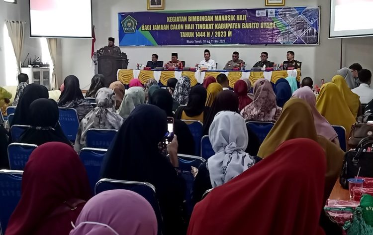 Sebanyak 121 Calon Jamaah Haji Barut Ikuti Bimbingan Manasik Haji
