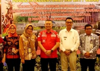 Mantap! Dua Penghargan Diraih Pemkab Barut Pada Kegiatan Mobile Intellectual Property Clinic