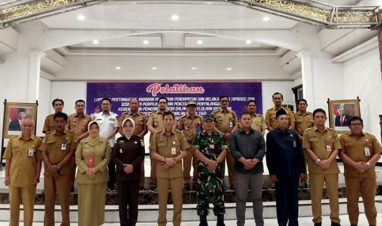 Dinsos PMD Barut Gelar Pelatihan Pertanggung Jawaban APBDes Bagi Desa se Barut 