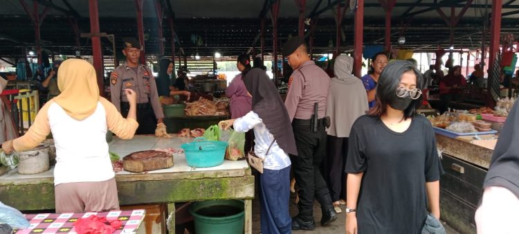 Patroli Di Pasar-Pasar, Upaya Sat Samapta Beri Rasa Aman