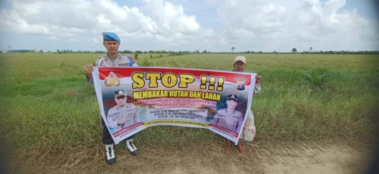Polsek Seruyan Hilir Polres Seruyan Cegah Karhutla
