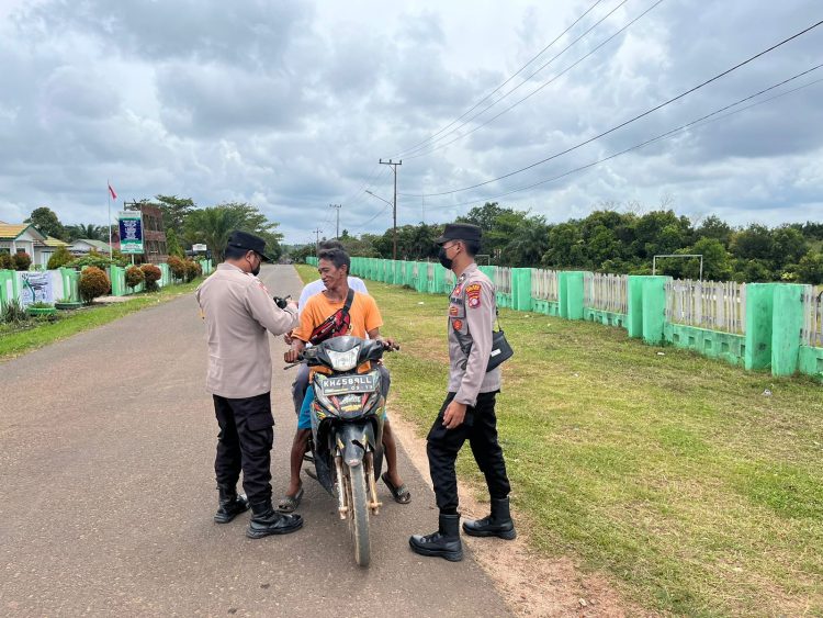 Jaga Kamtibmas Aman Di Hari Kerja, Polsek Danau Sembuluh Lakukan Patroli Pagi 