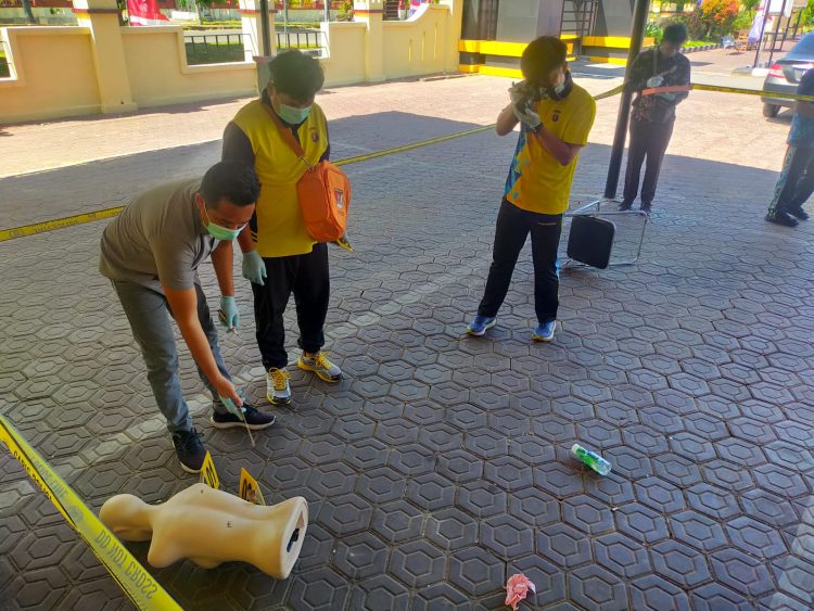 Tingkatkan Kemampuan Personel, Satreskrim Polres Seruyan Laksanakan Latihan Olah TKP