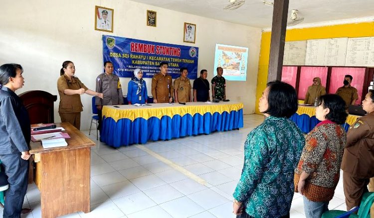 Camat Teweh Tengah Minta Kades Percepat Penetapan Batas Desa