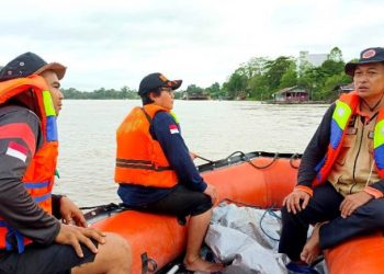 BPBD Barut dan Tim Gabungan Terus Lakukan Penyisiran Sungai Pencarian Korban Tenggelam