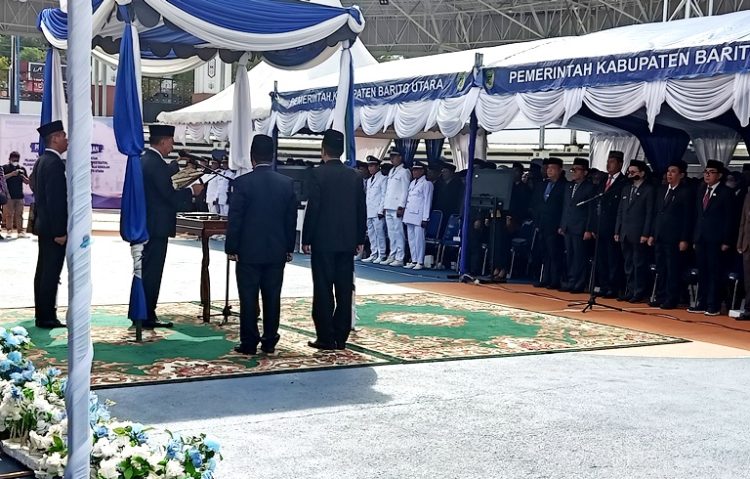 Awal Tahun, Bupati Lantik Ratusan Pejabat