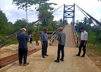 Mantap, Jembatan Gantung Sabuh Akan Diresmikan