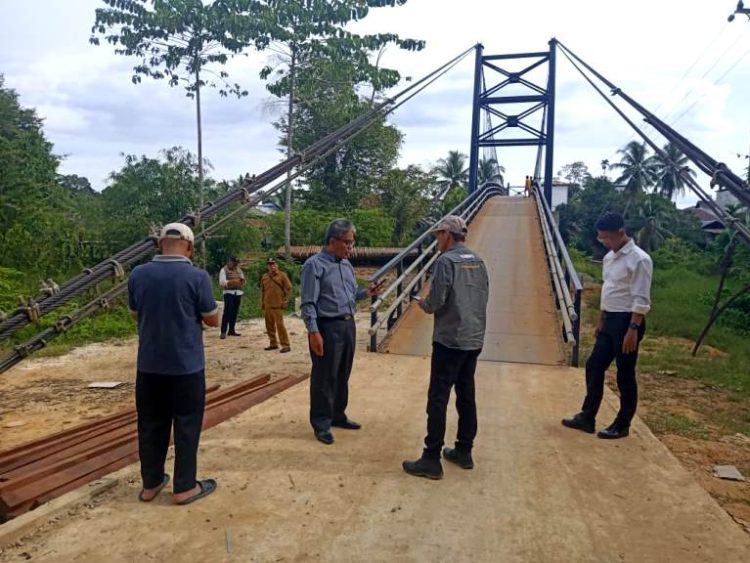 Mantap, Jembatan Gantung Sabuh Akan Diresmikan