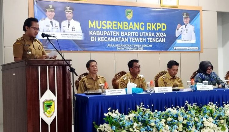 Camat Teweh Tengah Sebut Musrenbang Hari ini Merupakan Lanjutan Musrenbang Tingkat Desa